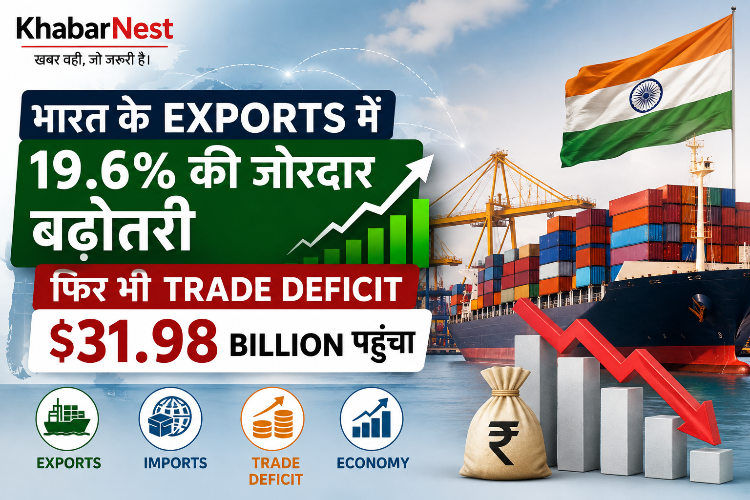 India Export July 2026 Trade Deficit